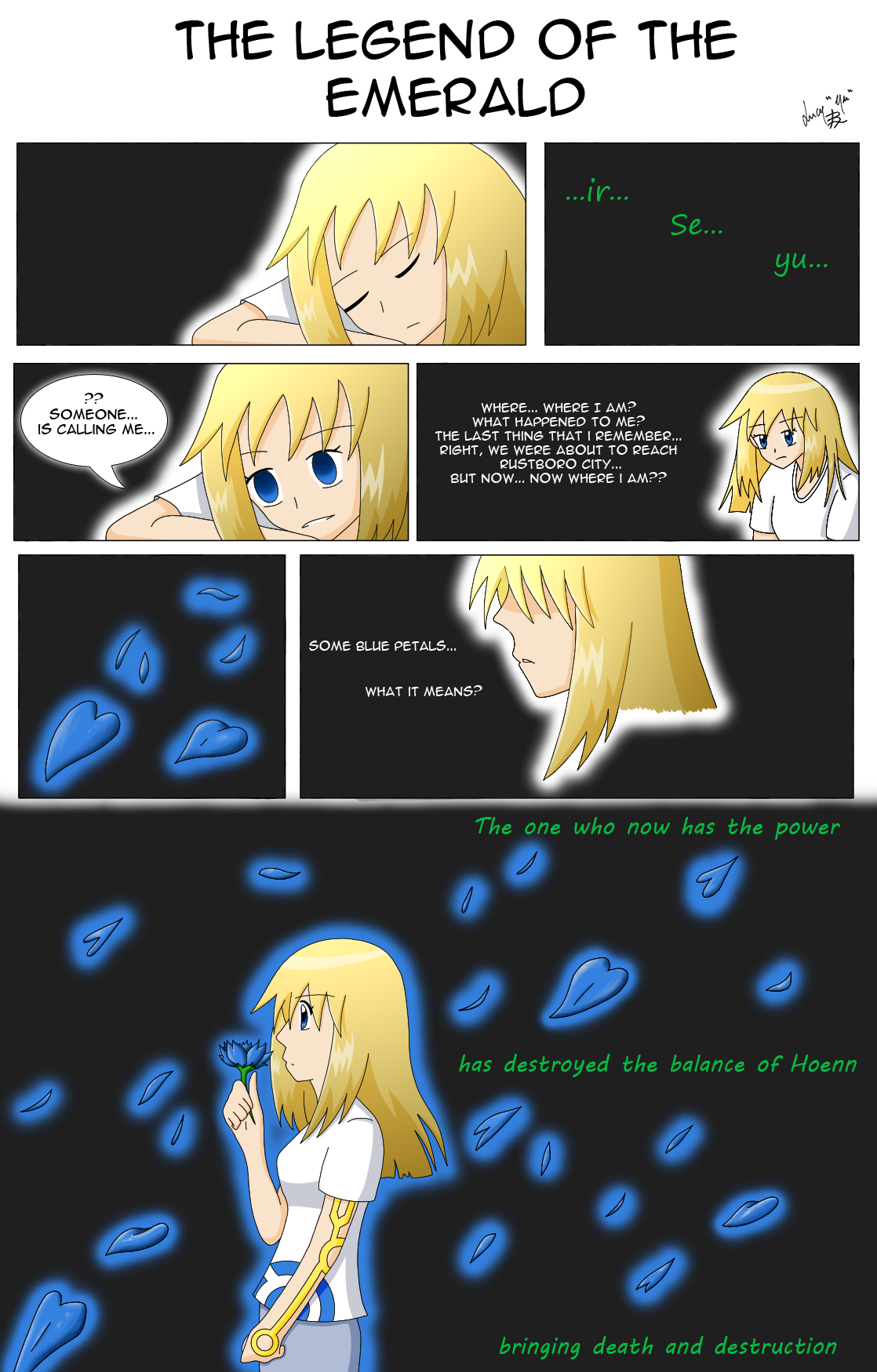 The Legend of the Emerald - Nuzlocke - Page 18 by seiryu6