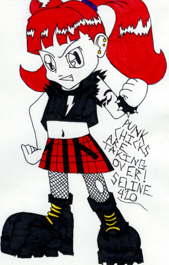 punk chick by seline420