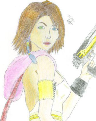 yuna armed and ready by seline420