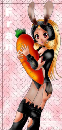 Bunny girl whos obssessed with carrots by sephslayer05