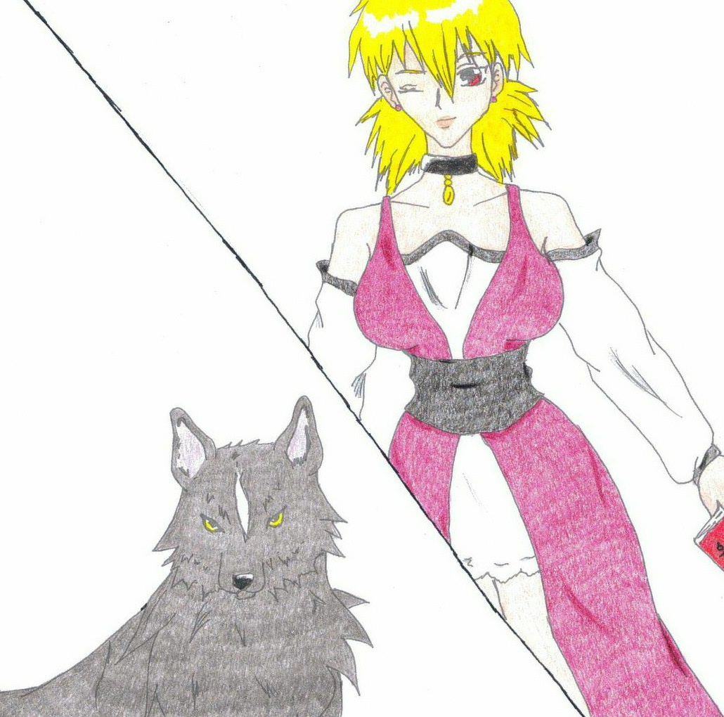 Seras and her Wolf by seras_familiar