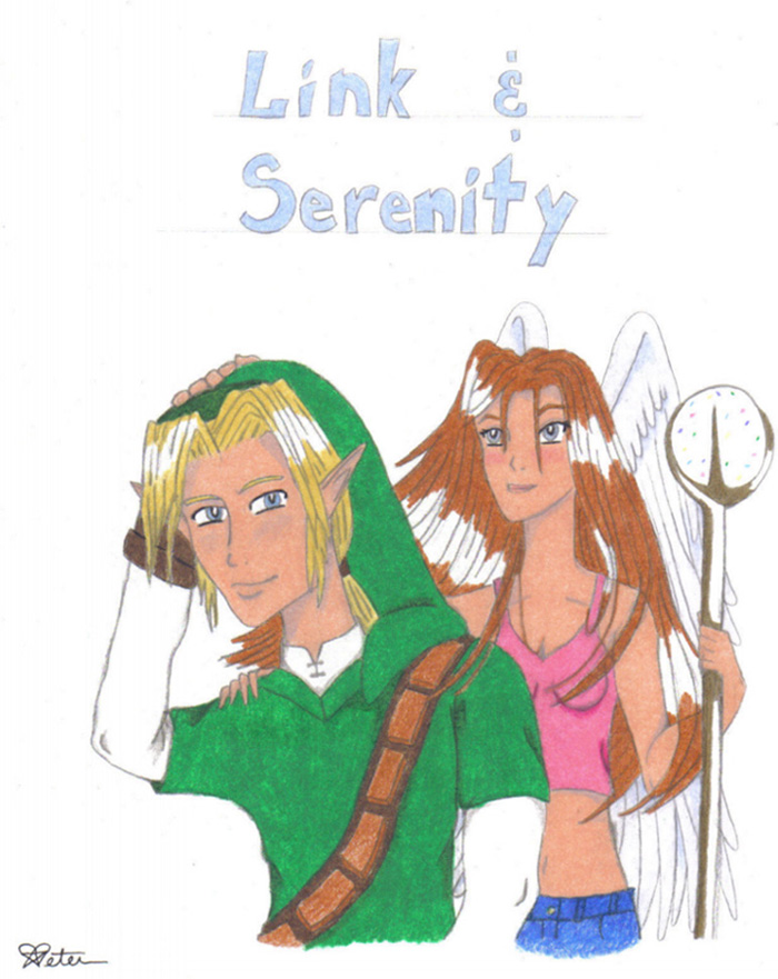 Link and Serenity by serenitythefaierikin
