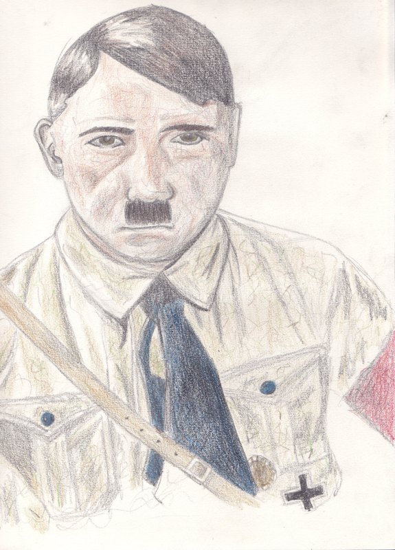 Adolph Hitler by serjicalstrike