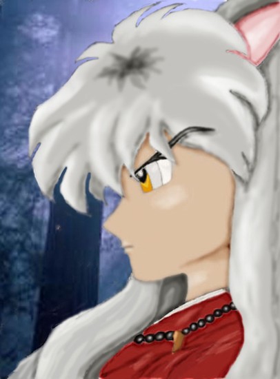 "Contemplative Thoughts"  *computer colored* by sesshomaru_girl04