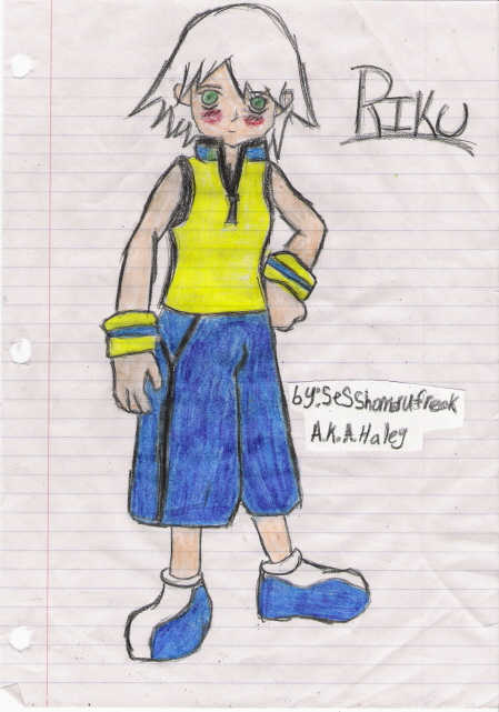 Riku As A Kid... o.o; by sesshomarufreak