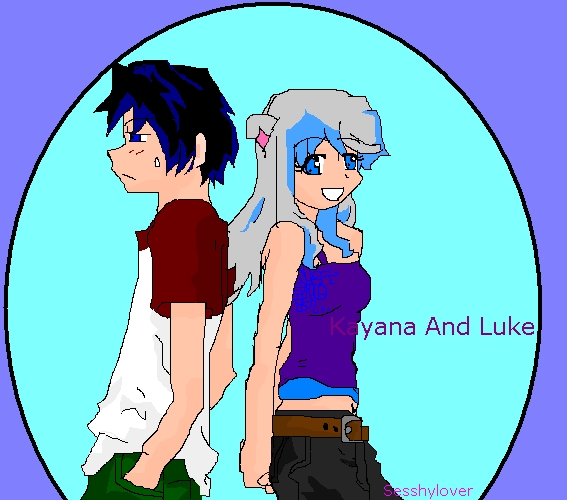 kayana and Luke by sesshylover