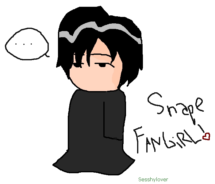 Snape fangirl by sesshylover