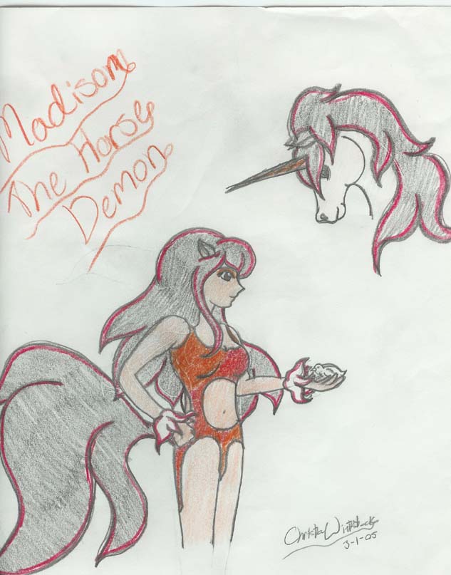 Madison Horse Demon/Godess by sesshys_gurl16