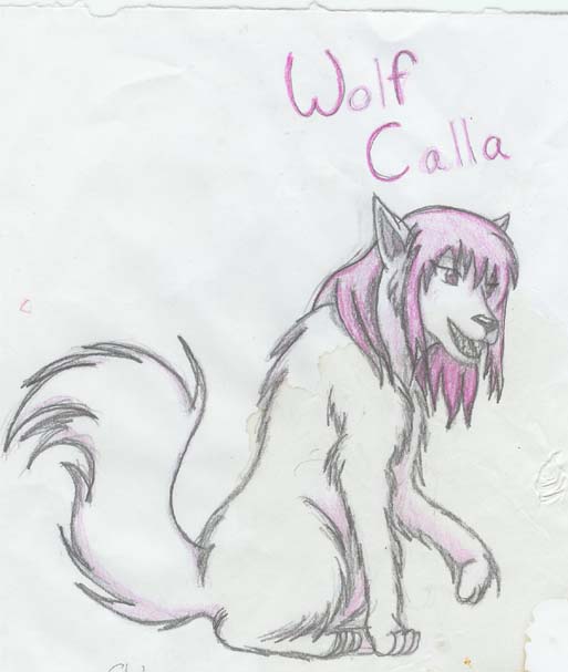 Calla as a wolf! by sesshys_gurl16