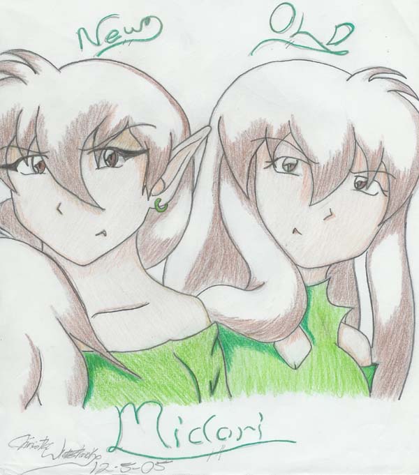 Old and New Midori by sesshys_gurl16