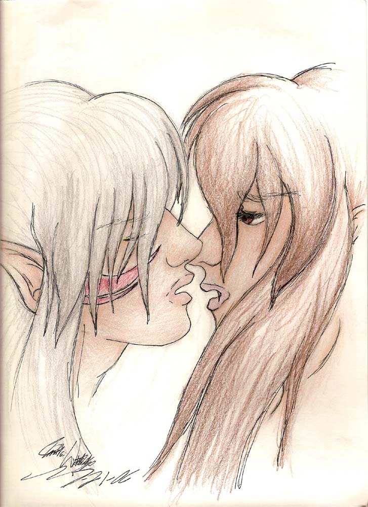 The Kiss Of Demons by sesshys_gurl16
