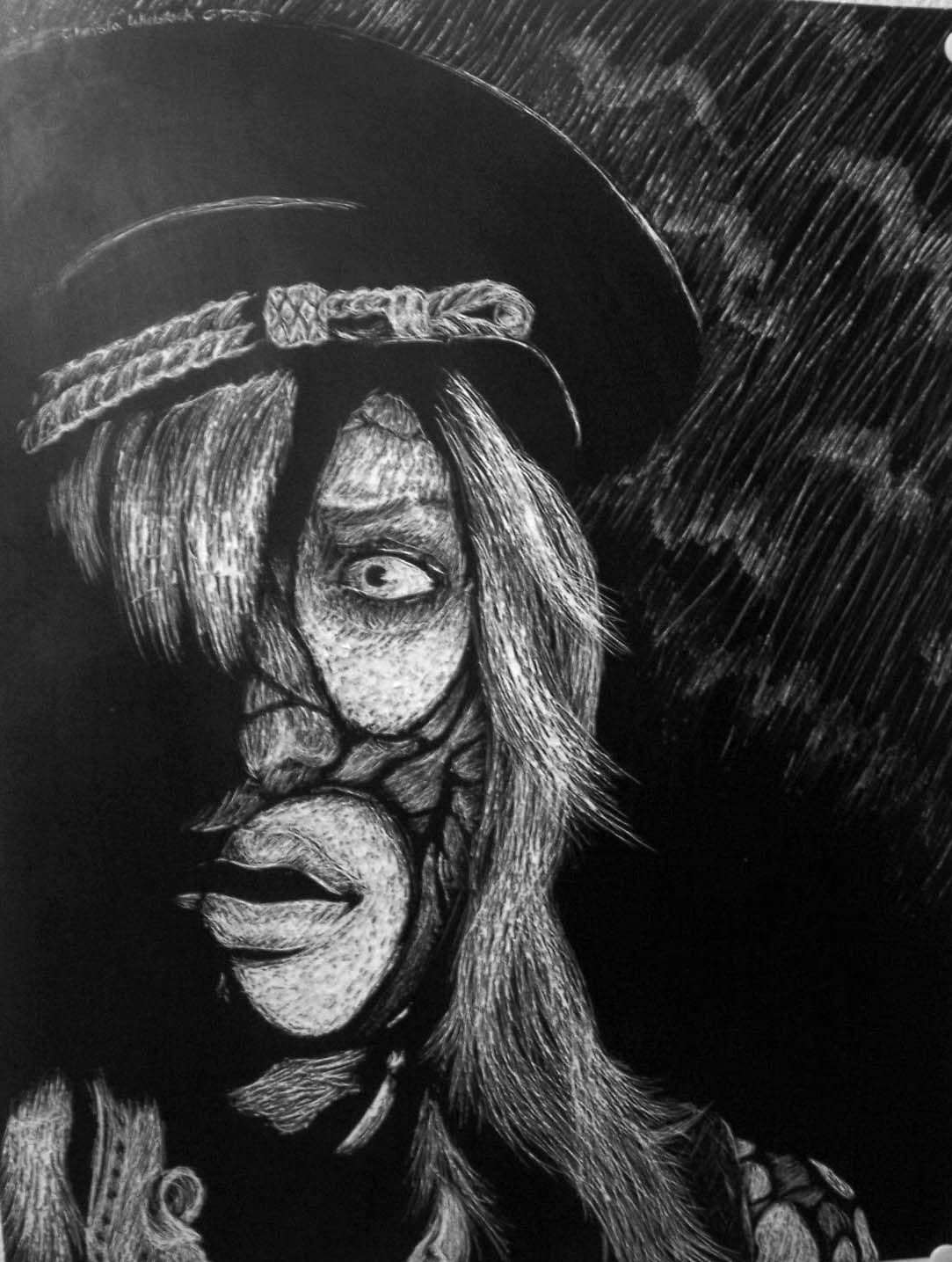 Scratch Board Kyo by sesshys_gurl16