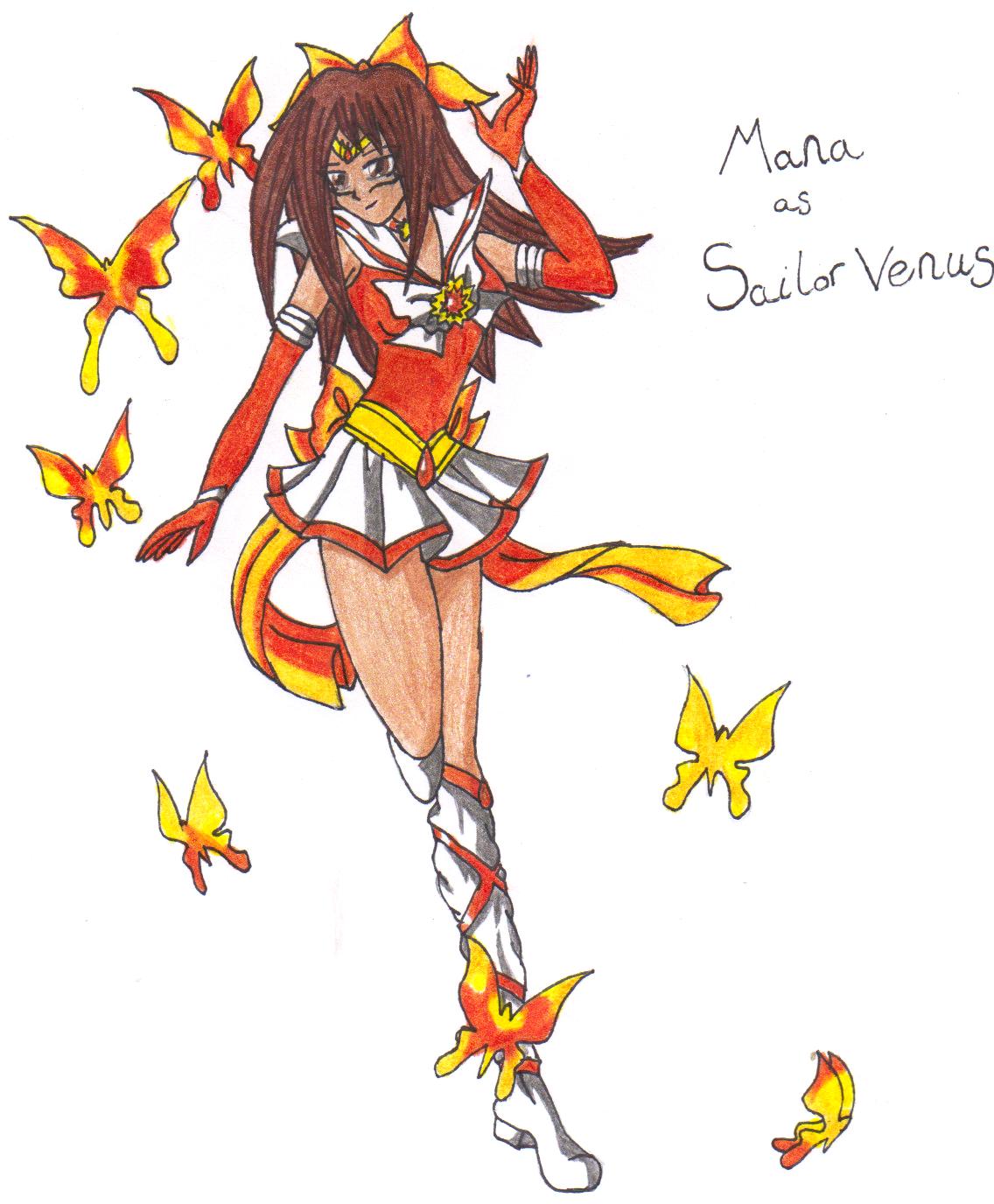 Mana as Sailor Venus by setoXyamiKaiba4ever