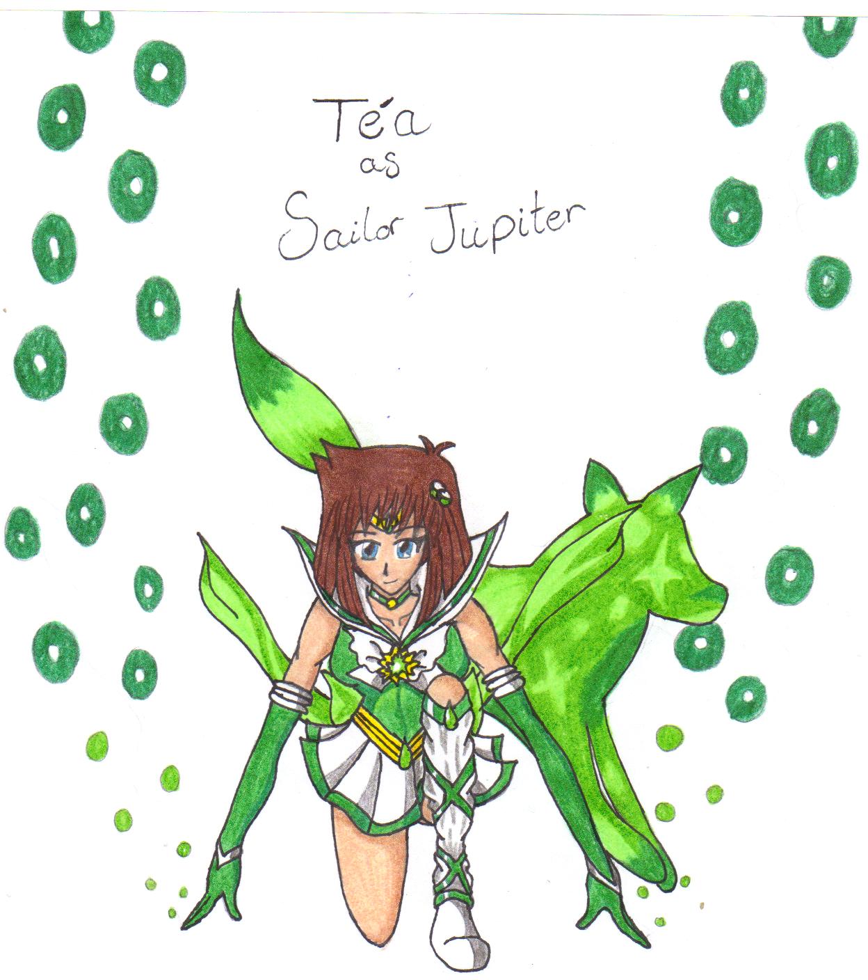 Tea as Sailor Jupiter by setoXyamiKaiba4ever