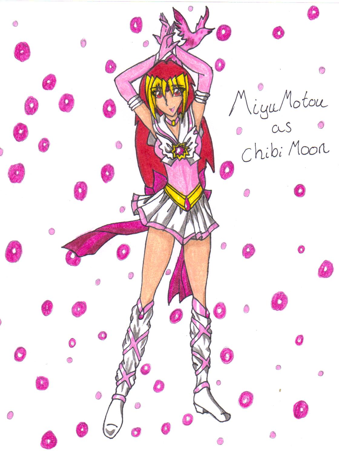 MiyuMotou as Sailor Chibi Moon by setoXyamiKaiba4ever