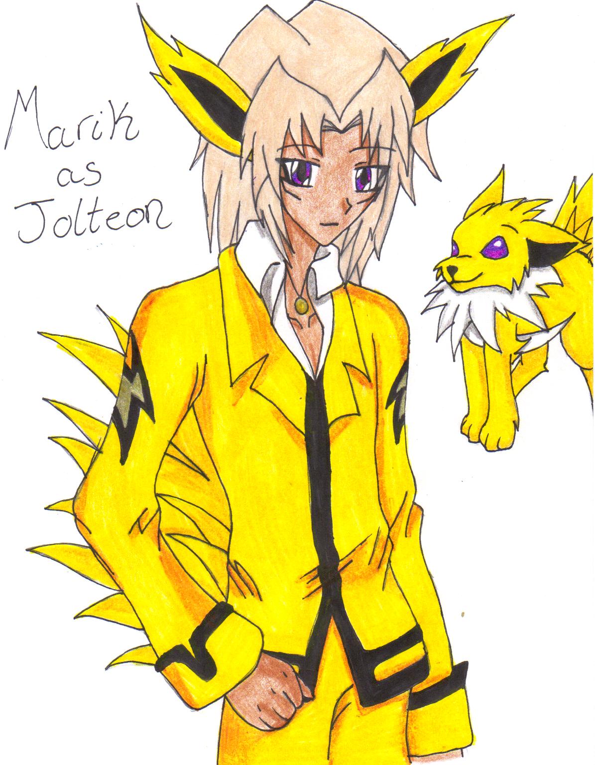 Marik as Jolteon by setoXyamiKaiba4ever