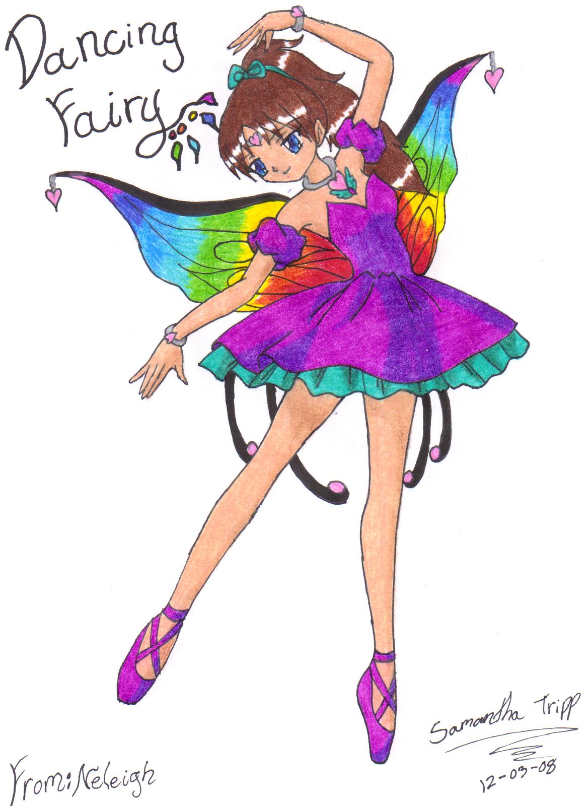 Dancing Fairy(gift for FloraPendragon214) by setoXyamiKaiba4ever
