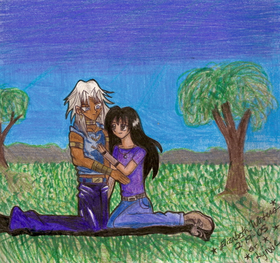 Marik and Nazia (Request for Lynxie) by seto_kaiba_has_wings