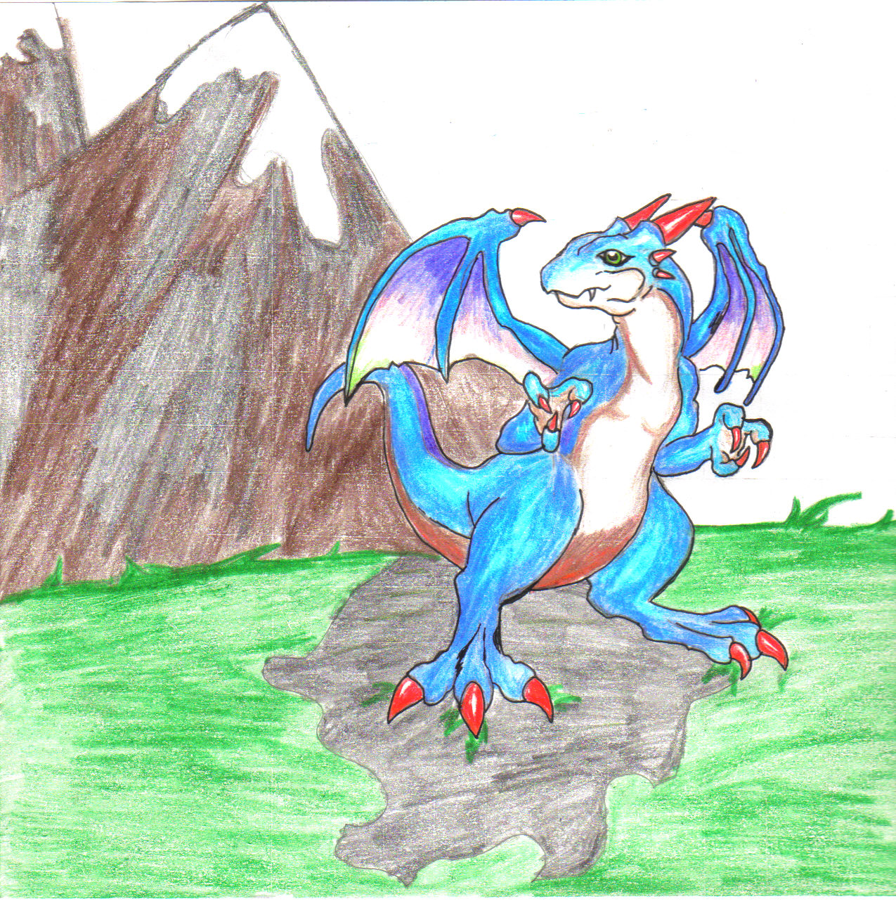 Blue Dragon by setzaroth