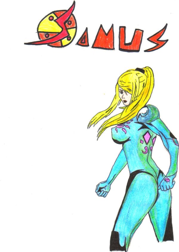 Samus (colored) by setzaroth