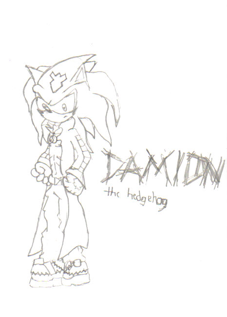 Damion the hedgehog(gift for shadowblaze14) by shadic_the_hedgehog