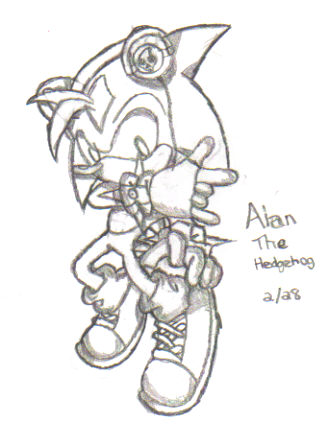 Alan the Hedgehog by shadic_the_hedgehog