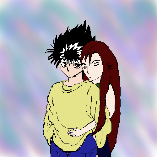hiei and me by shadow-angel84