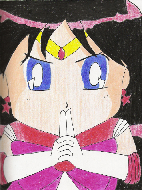 Chibi Sailor Mars by shadow_of_myth