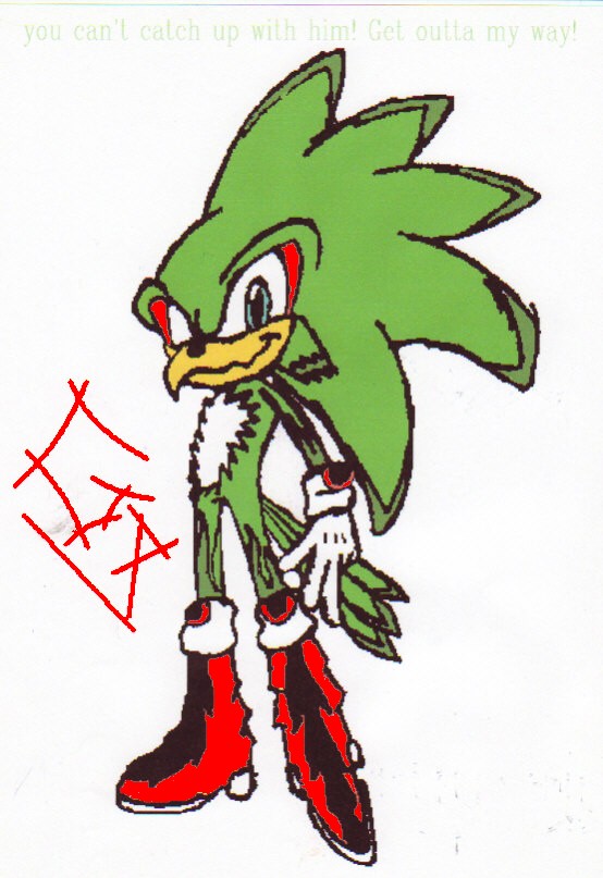 Jet the hawk, first time properly drawn by shadow_zero222