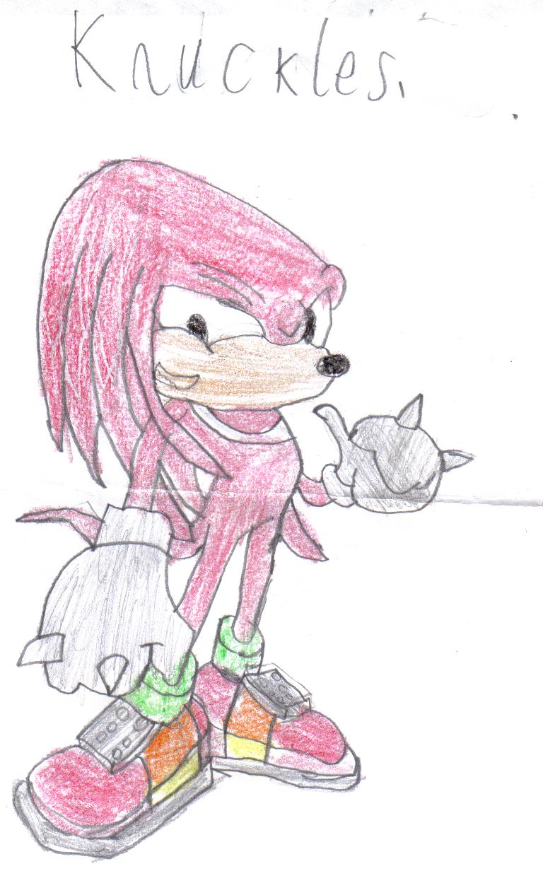 Knuckles. (First Try) by shadowdude