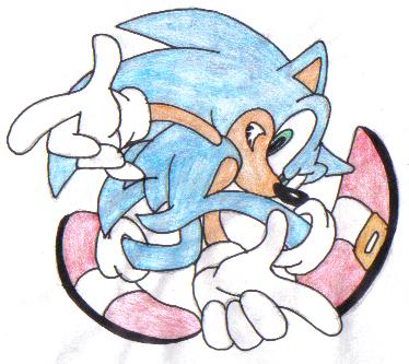 Sonic in colour by shadowed_rune
