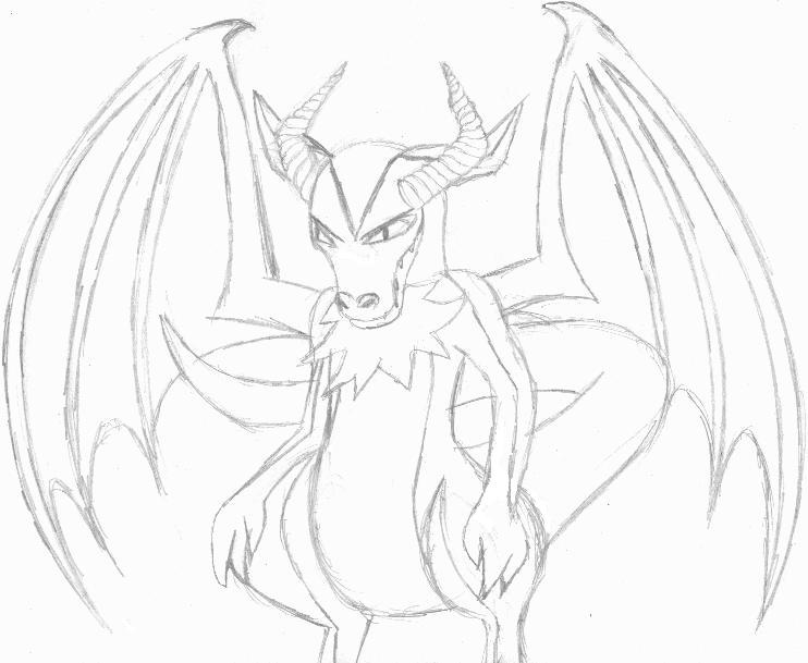 Shadow as a Dragon!!!(uncoloured) by shadowed_rune