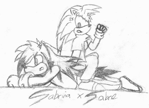 Sabrina x Sabre for sonicgirl by shadowed_rune