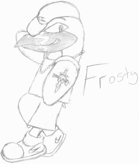 Frosty the penguin by shadowed_rune