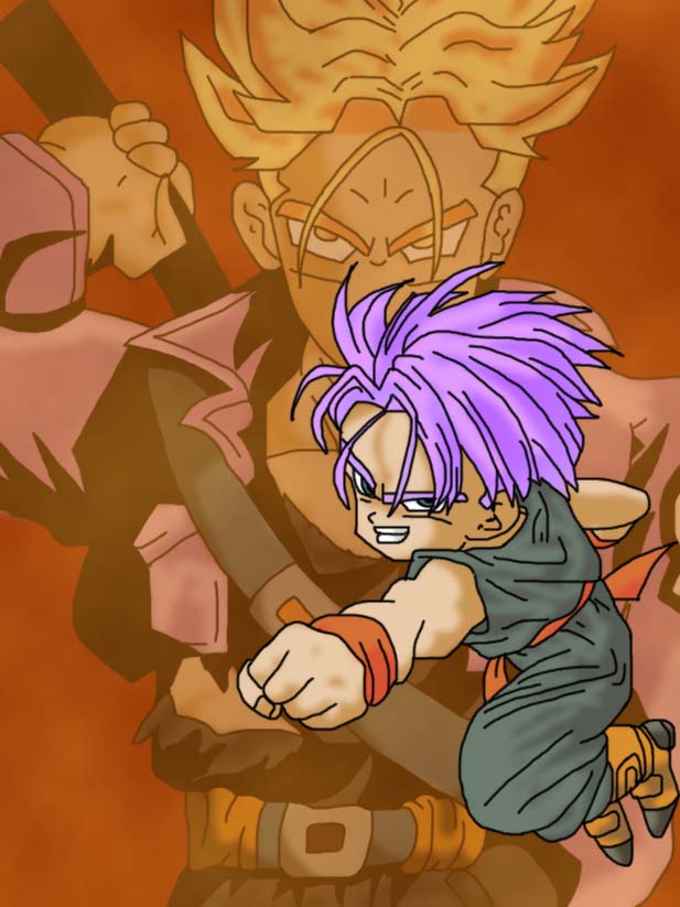 Trunks done in photoshop by shadowed_rune