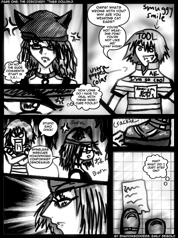 TBNS page one by shadowgodess