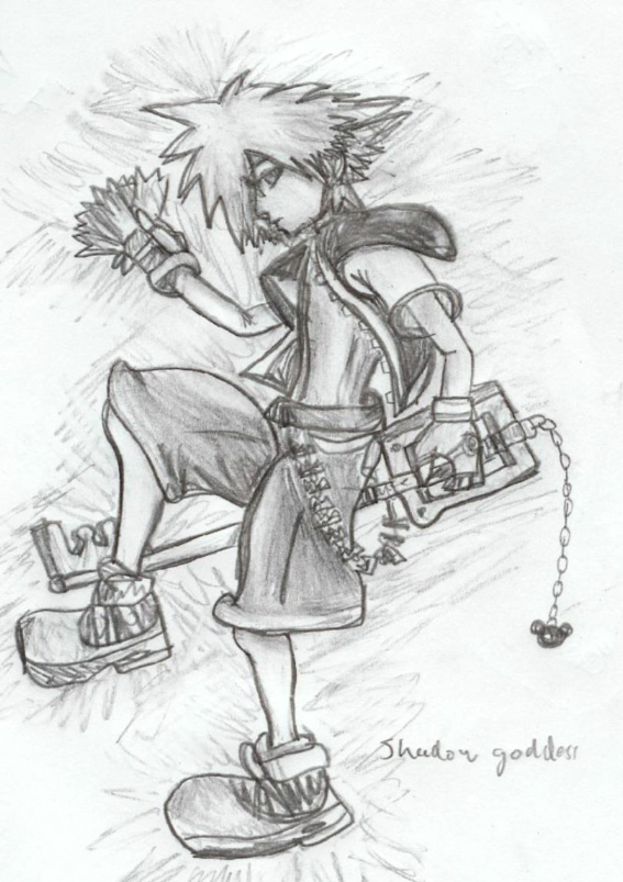 Chain of Memories Sora by shadowgodess