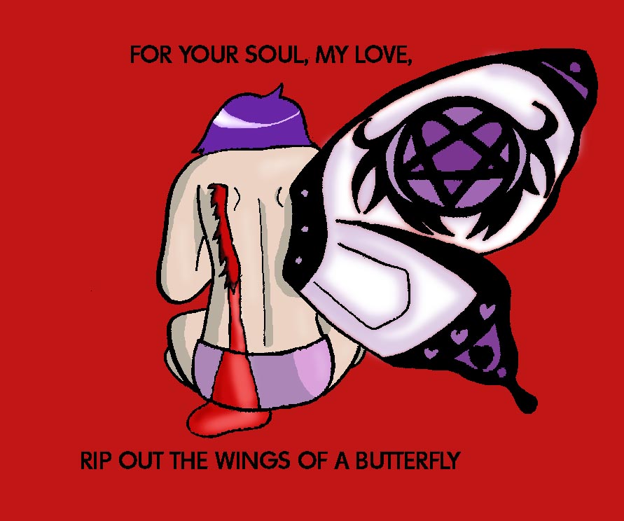 Rip Out The Wings Of A Butterfly by shadowkat2407