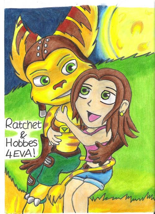 ratchet & hobbes 4eva! (request for hobbes) by shadowrulesdaworld