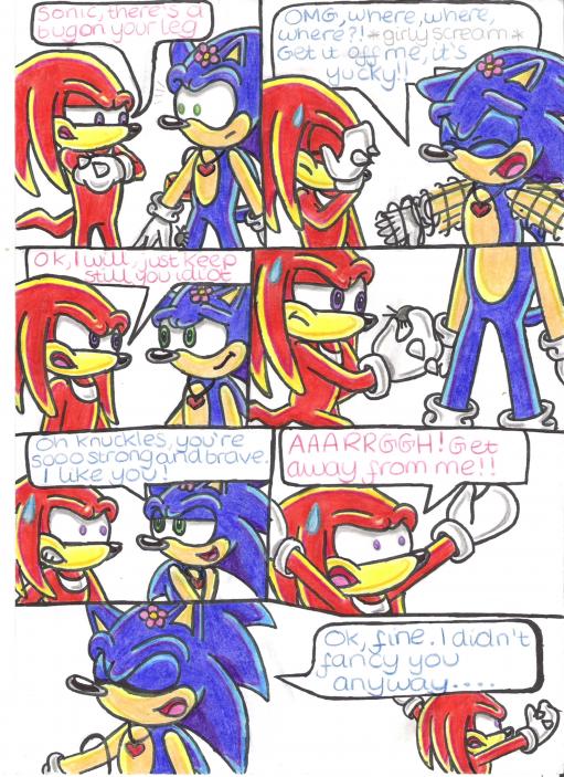 knuckles  learns the truth-part 2 by shadowrulesdaworld