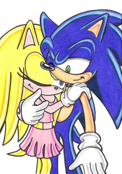 Sonic and Angel *request for Sonicluva* by shadowrulesdaworld