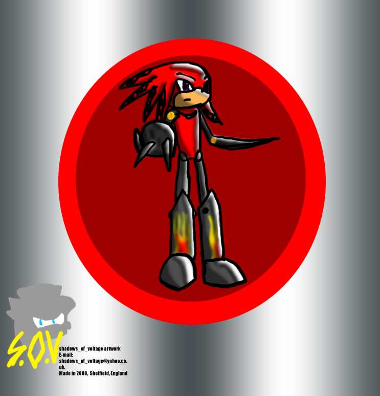 Chain The Echidna by shadowsofvoltage