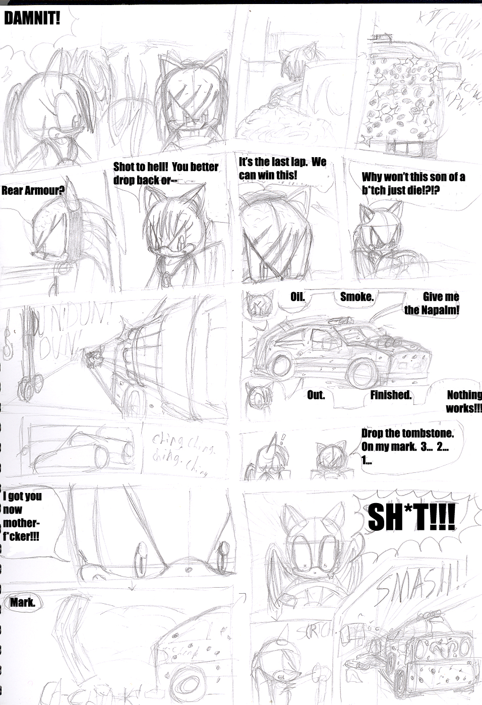 Sonic OC Death Race Page 3 by shadowsofvoltage
