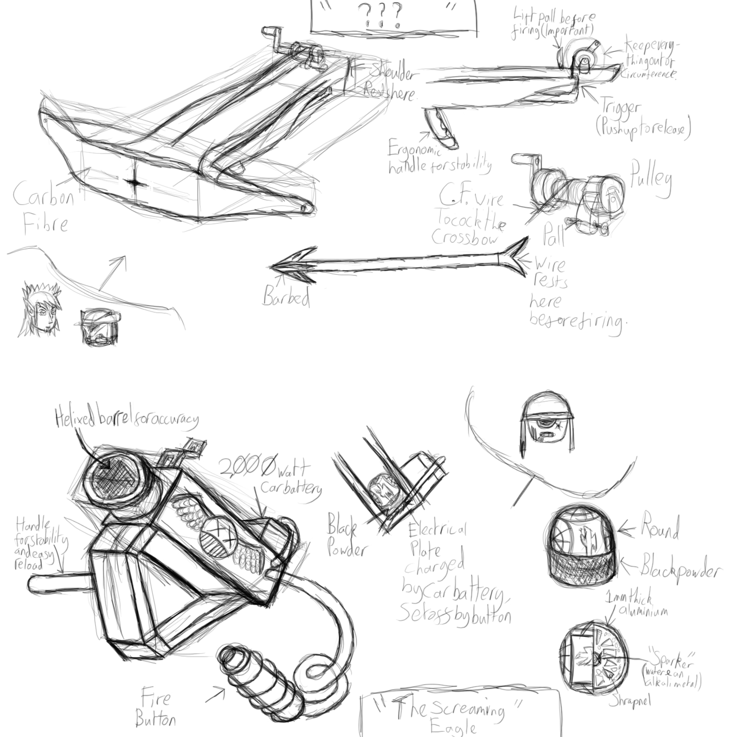 Weapon Designs No. One. by shadowsofvoltage