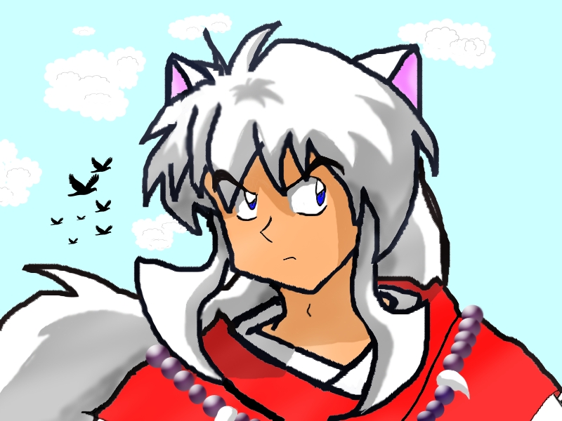Inuyasha(2nd photoshop pic) by shadowtails88