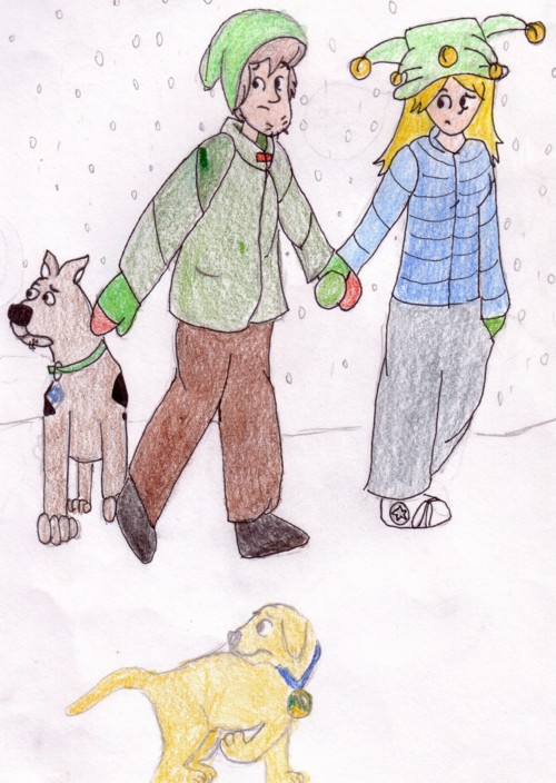 Me, Michelle, Shaggy And Scooby (Again) by shaggylover