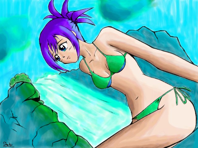 "I'm Going Swimming" *some girl* by shaku