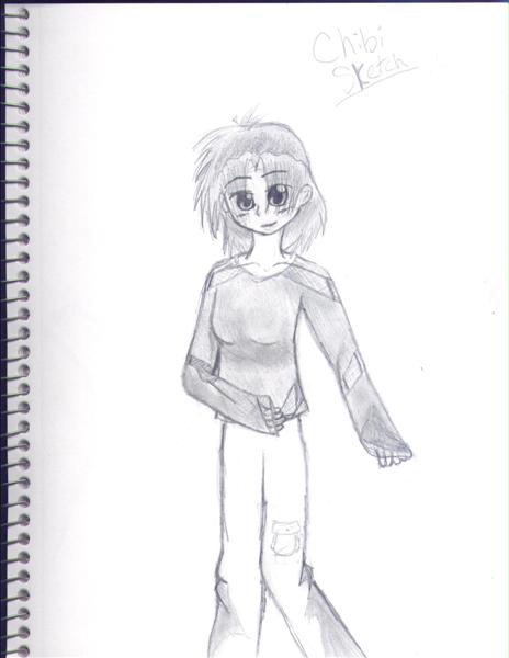 Sketch of Chibi by shaku