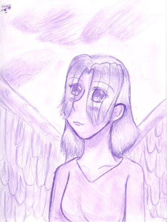 Random Purple Angel by shaku