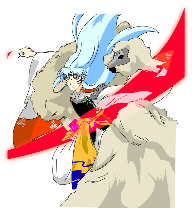 Sesshomaru In Action (2) by shape_of_a_shadow